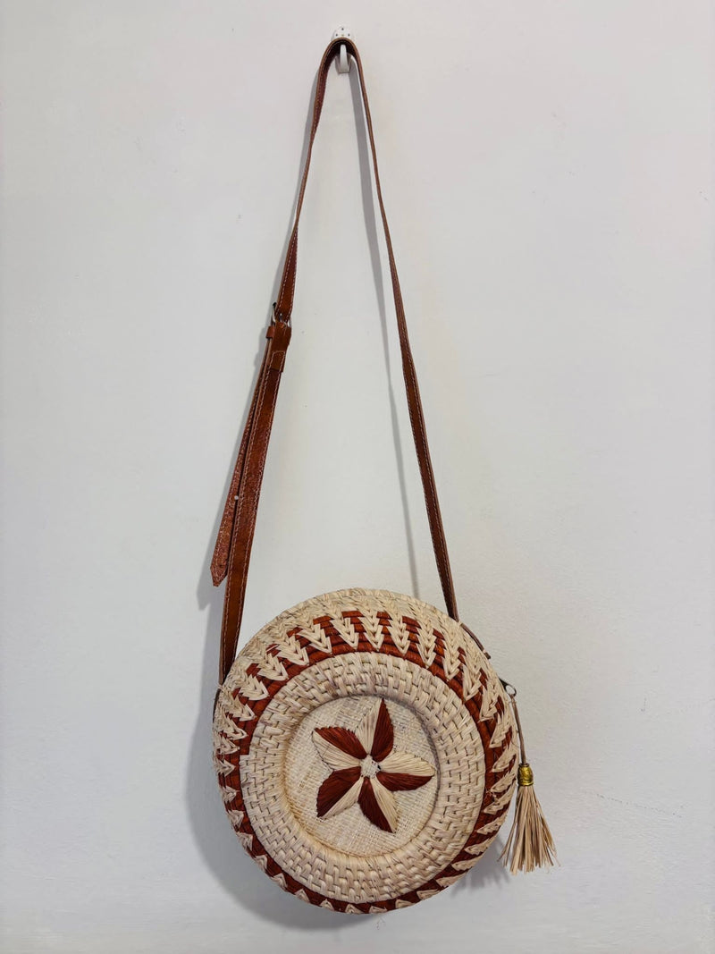 Sac rond en Raphia