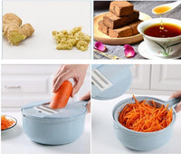Mandoline légumes 8-en-1 avec passoire