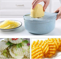 Mandoline légumes 8-en-1 avec passoire